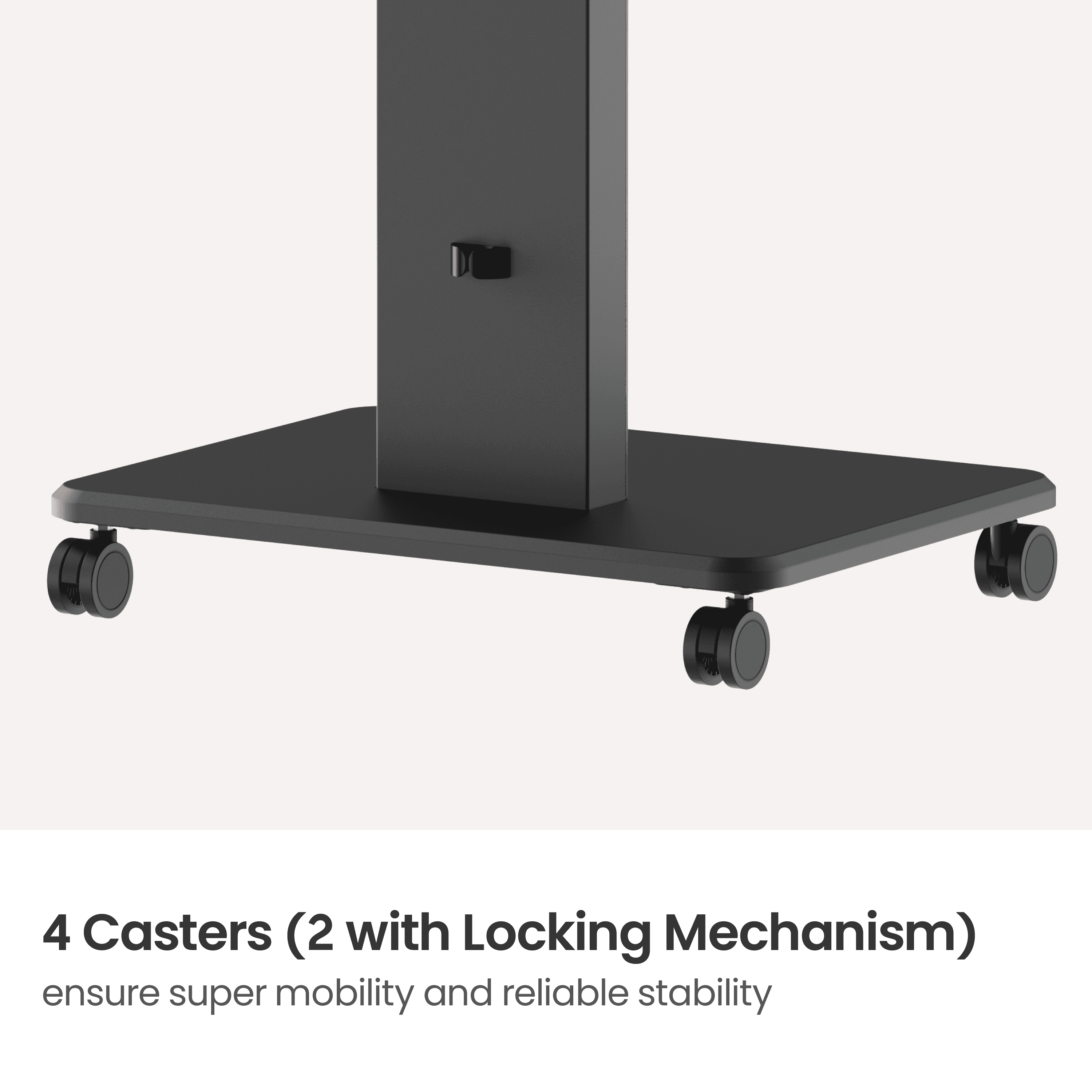 Crea MS-450H, FreeLift Mobile TV Cart (55"-86") - 6