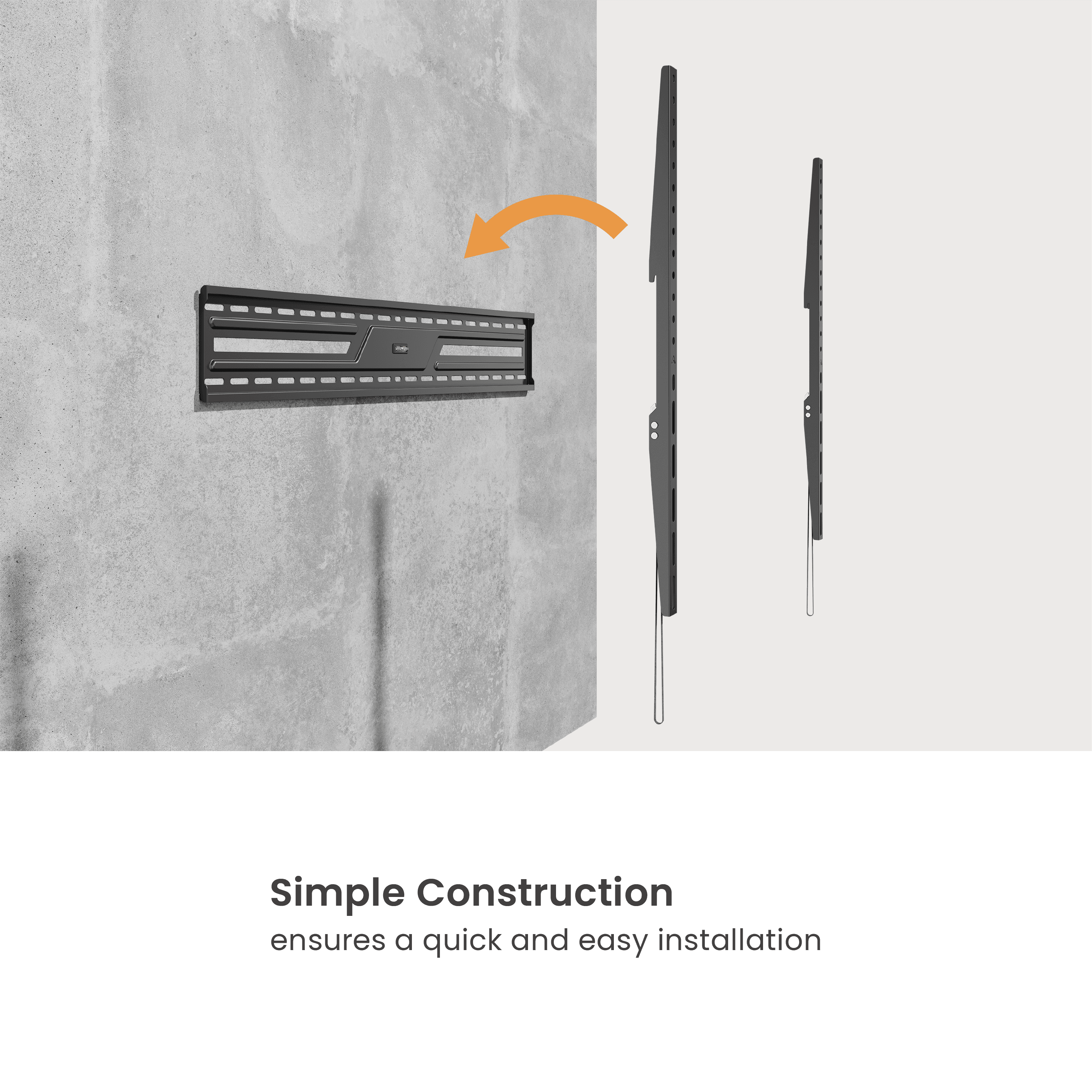 Crea PL75F, Sabit TV Duvar Askı Aparatı (50"-100") - 5