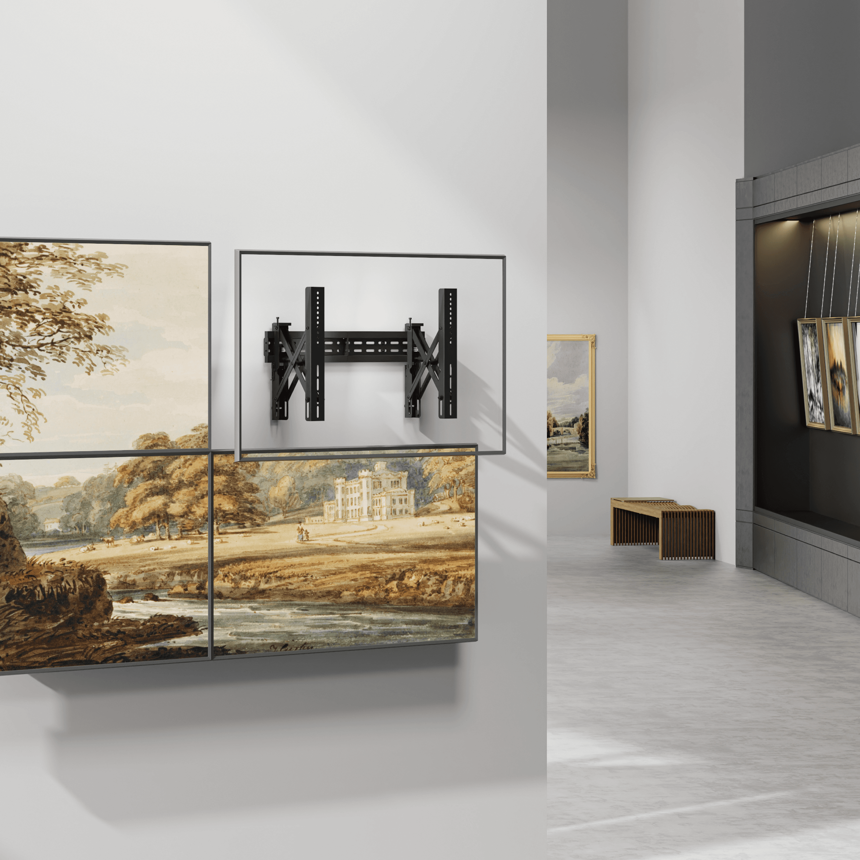 Crea PW540, Pop-Up Video Wall Mount - 3