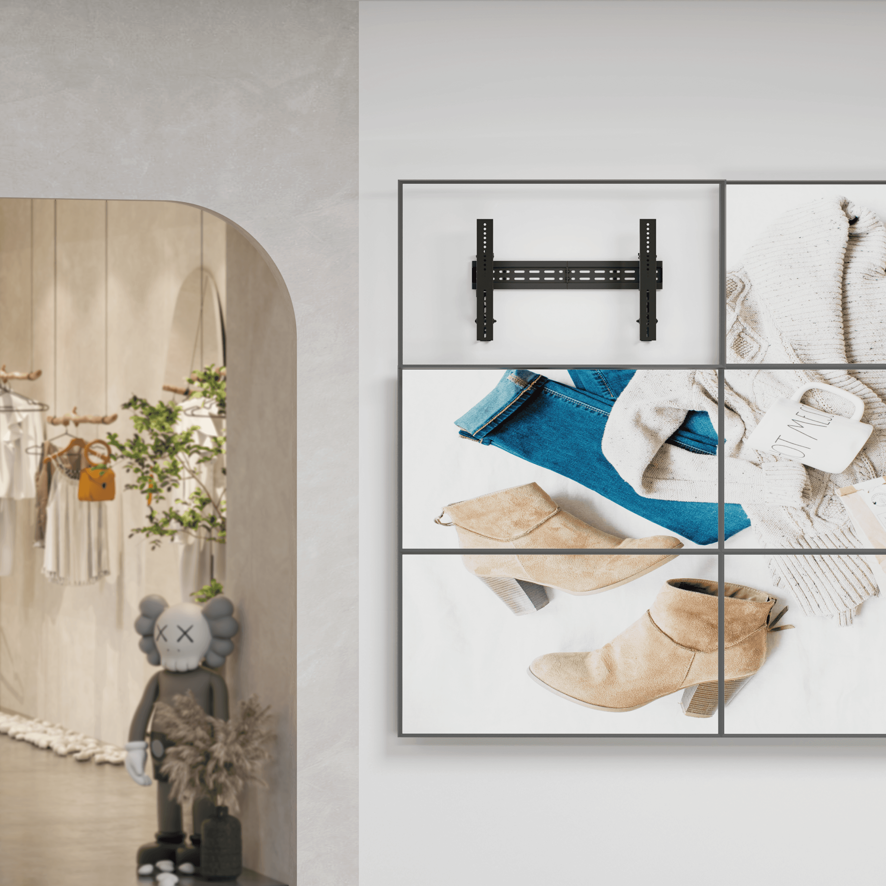 Crea PW540, Pop-Up Video Wall Mount - 4