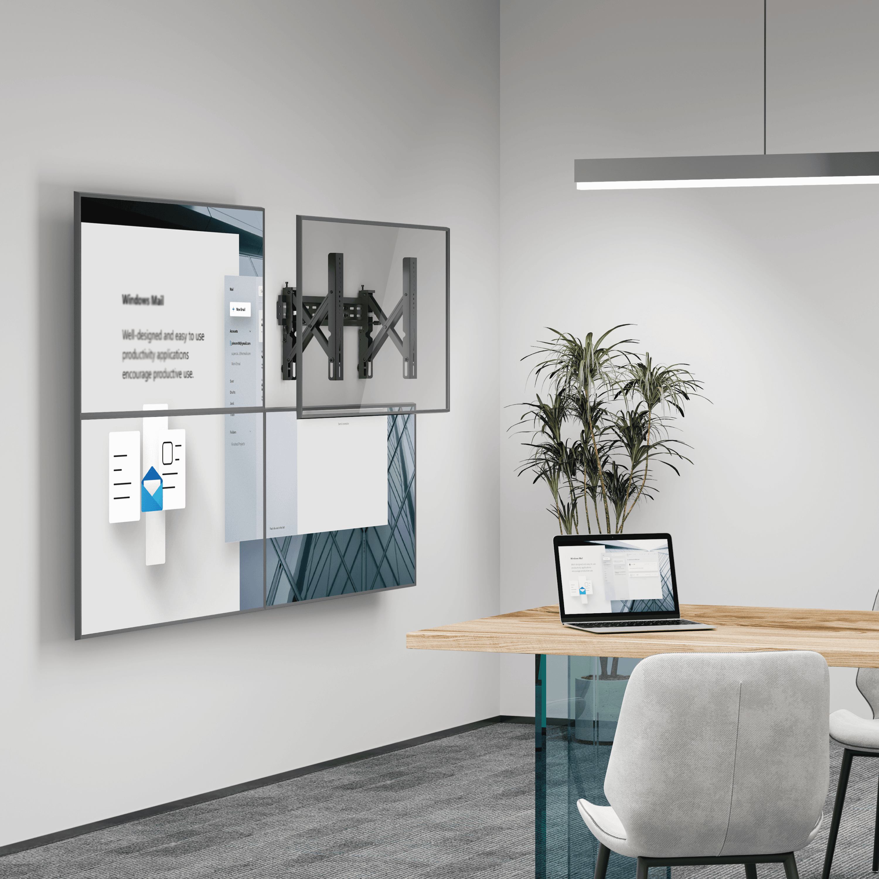 Crea PW540, Pop-Up Video Wall Mount - 5