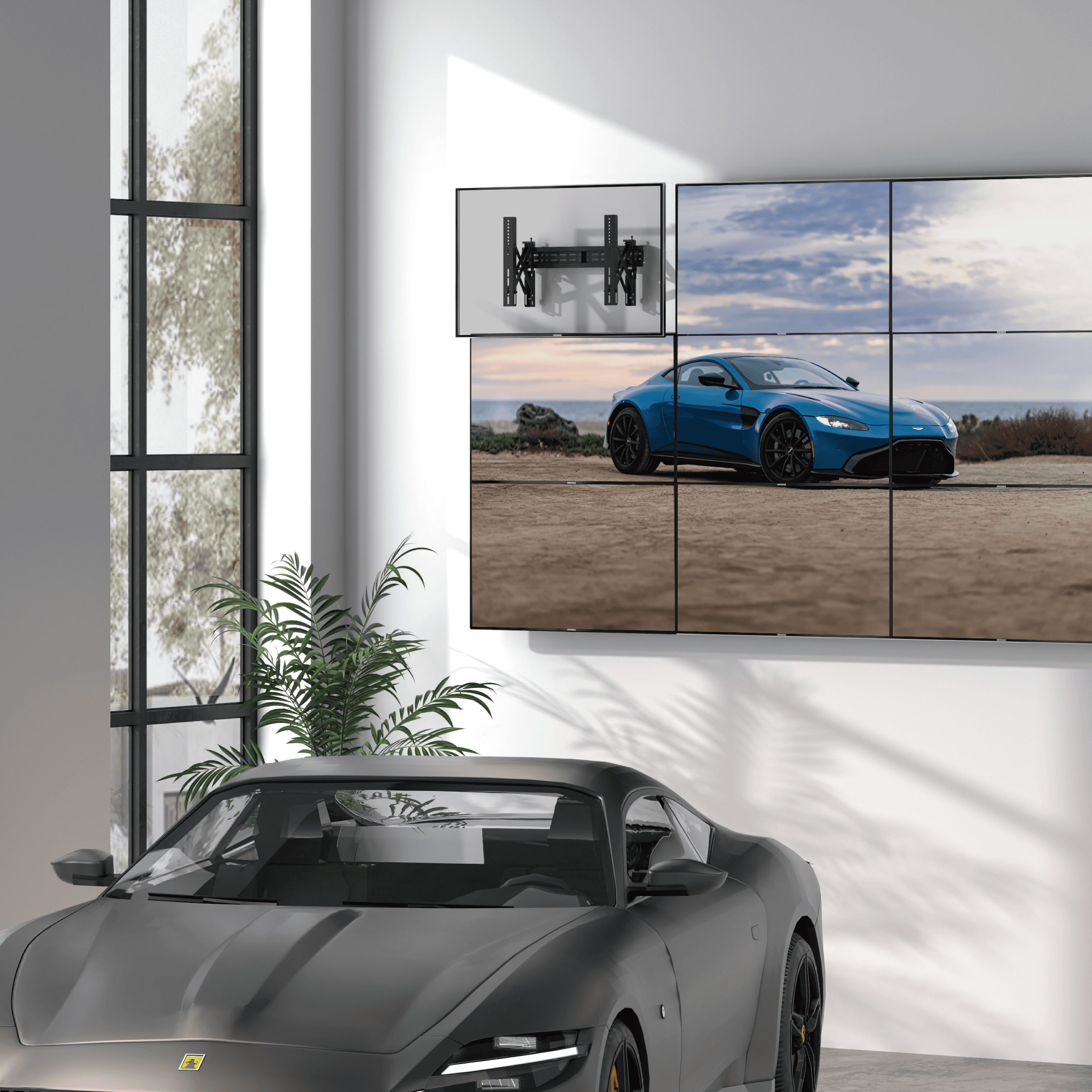 Crea PW540, Pop-Up Video Wall Mount - 6