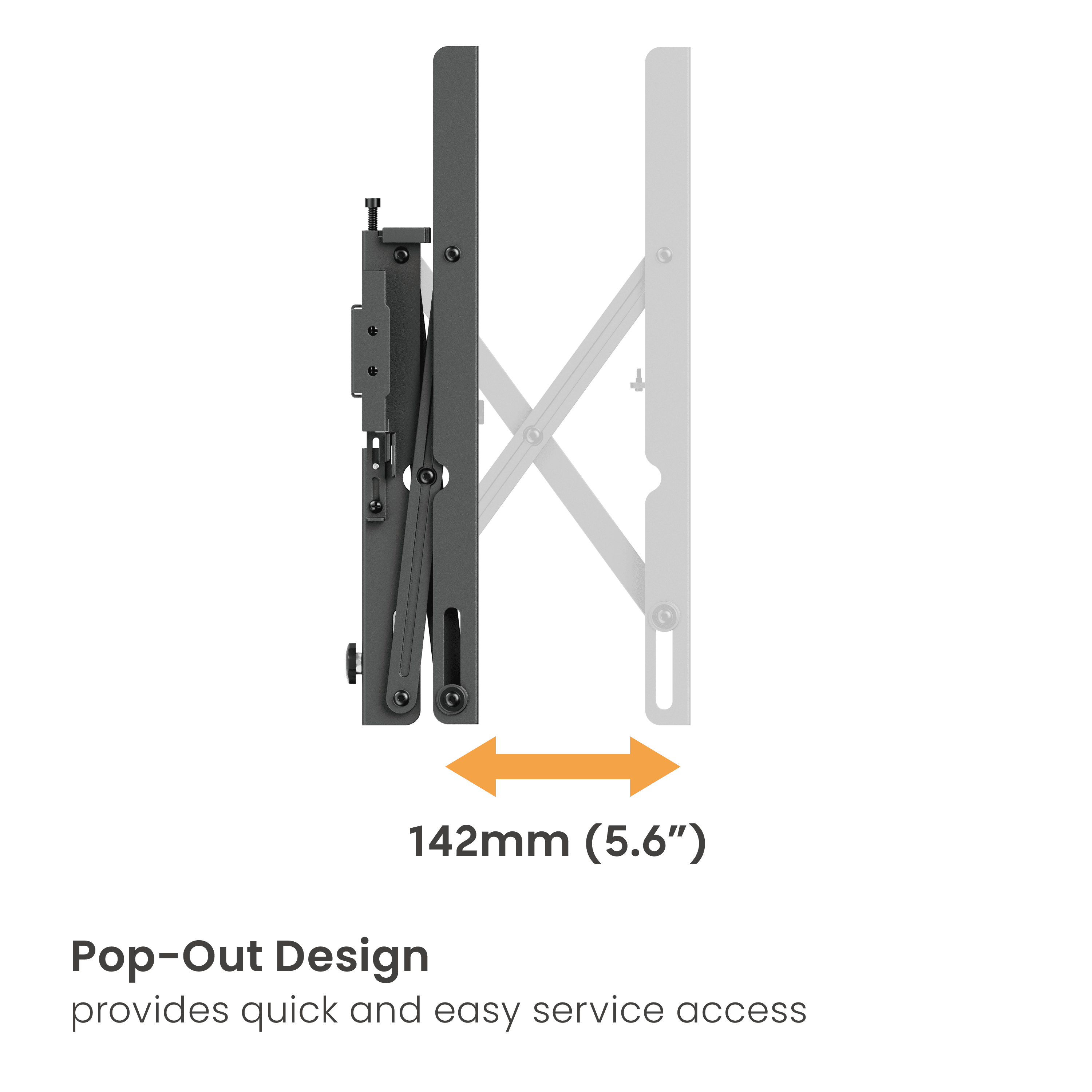 Crea PW540, Pop-Up Video Wall Mount - 9