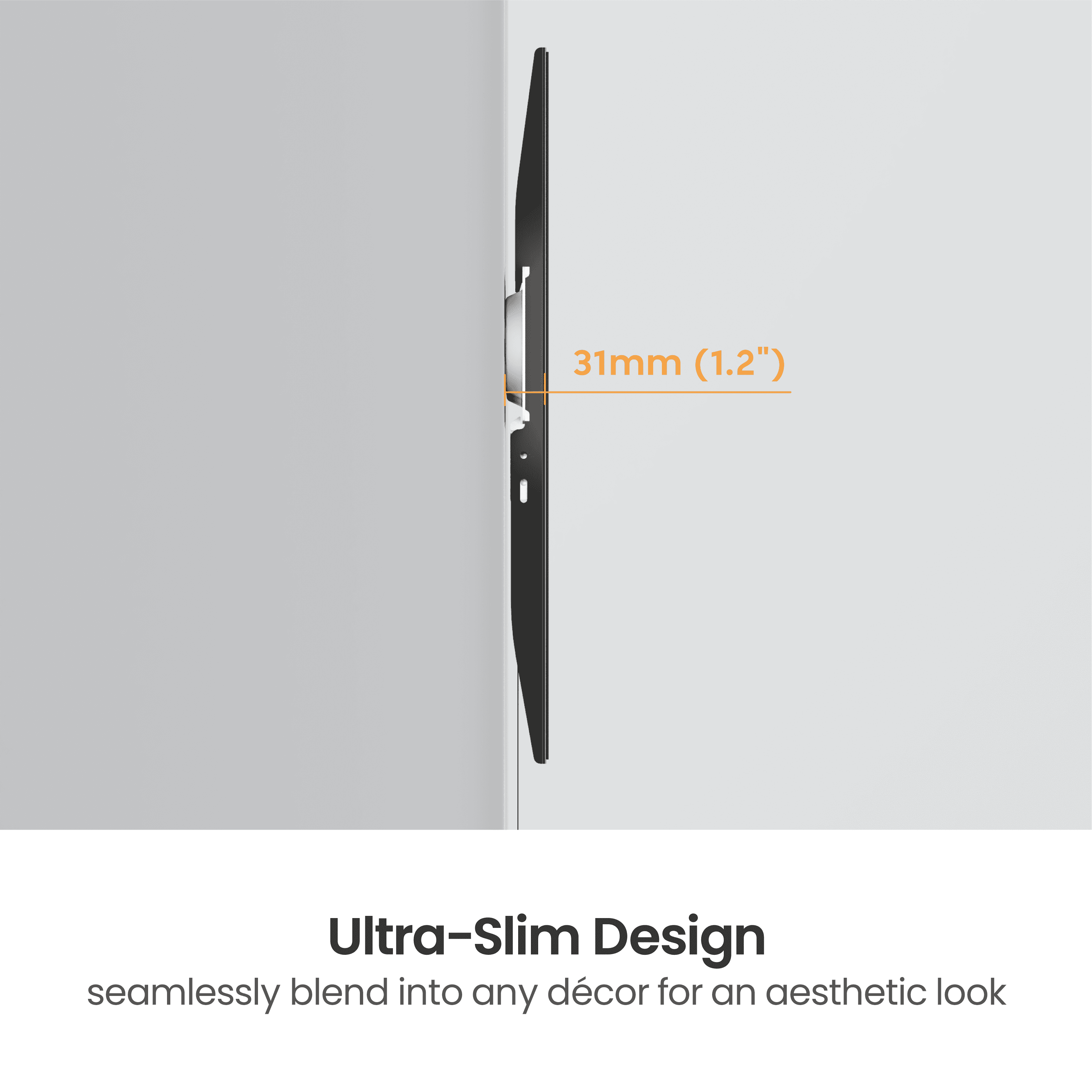 Crea SP50T, Sabit TV Duvar Askı Aparatı - Açılı (32"-65") - 2