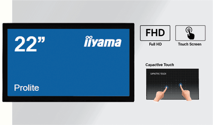 iiyama 22" Çoklu Dokunmatik Konuşmacı Ekranı