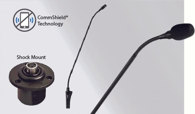 Profesyonel Ses İyileştirmesi: 18" Shure Gooseneck Mikrofon