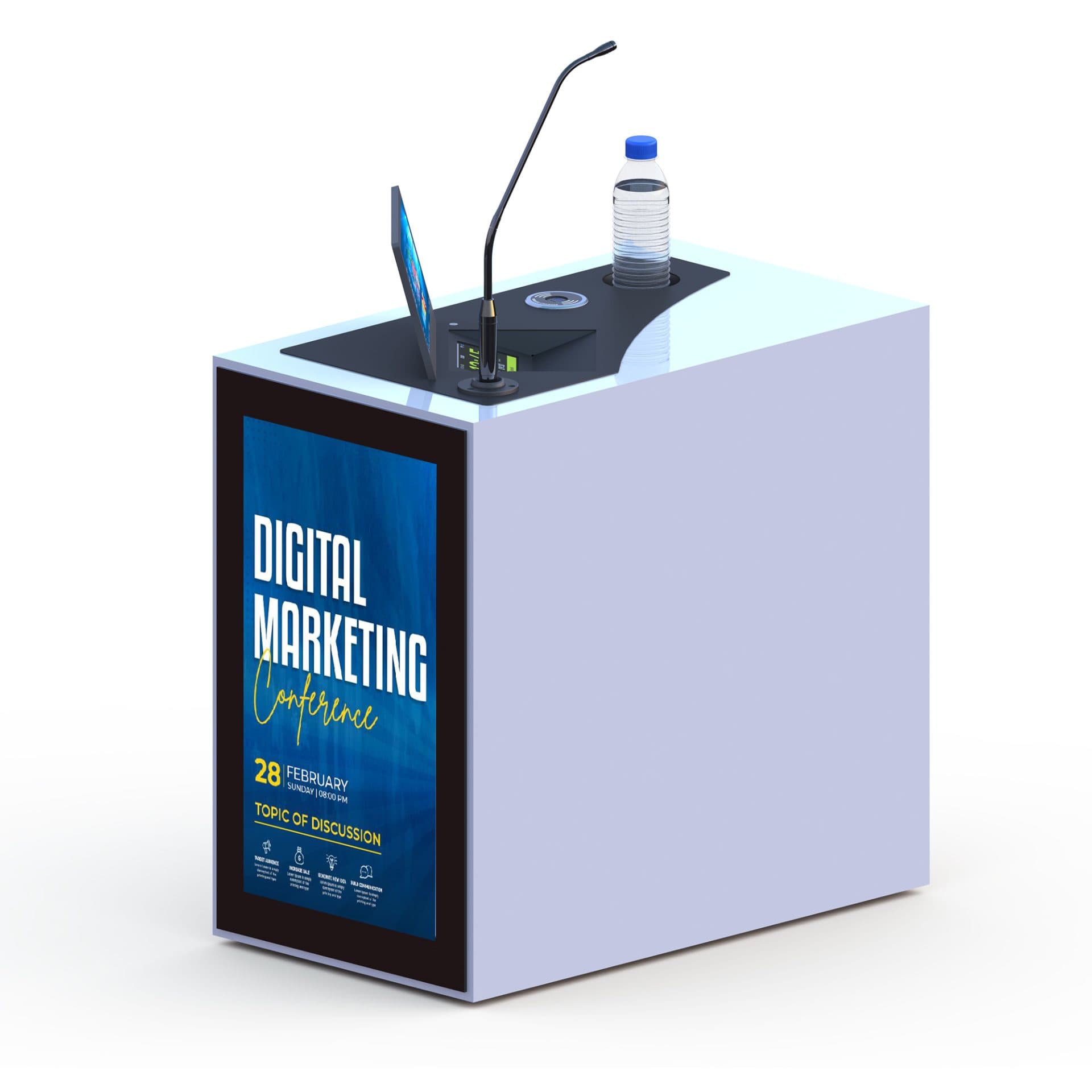 Stage-X DS24T, Digital Panel Discussion Stand - 1