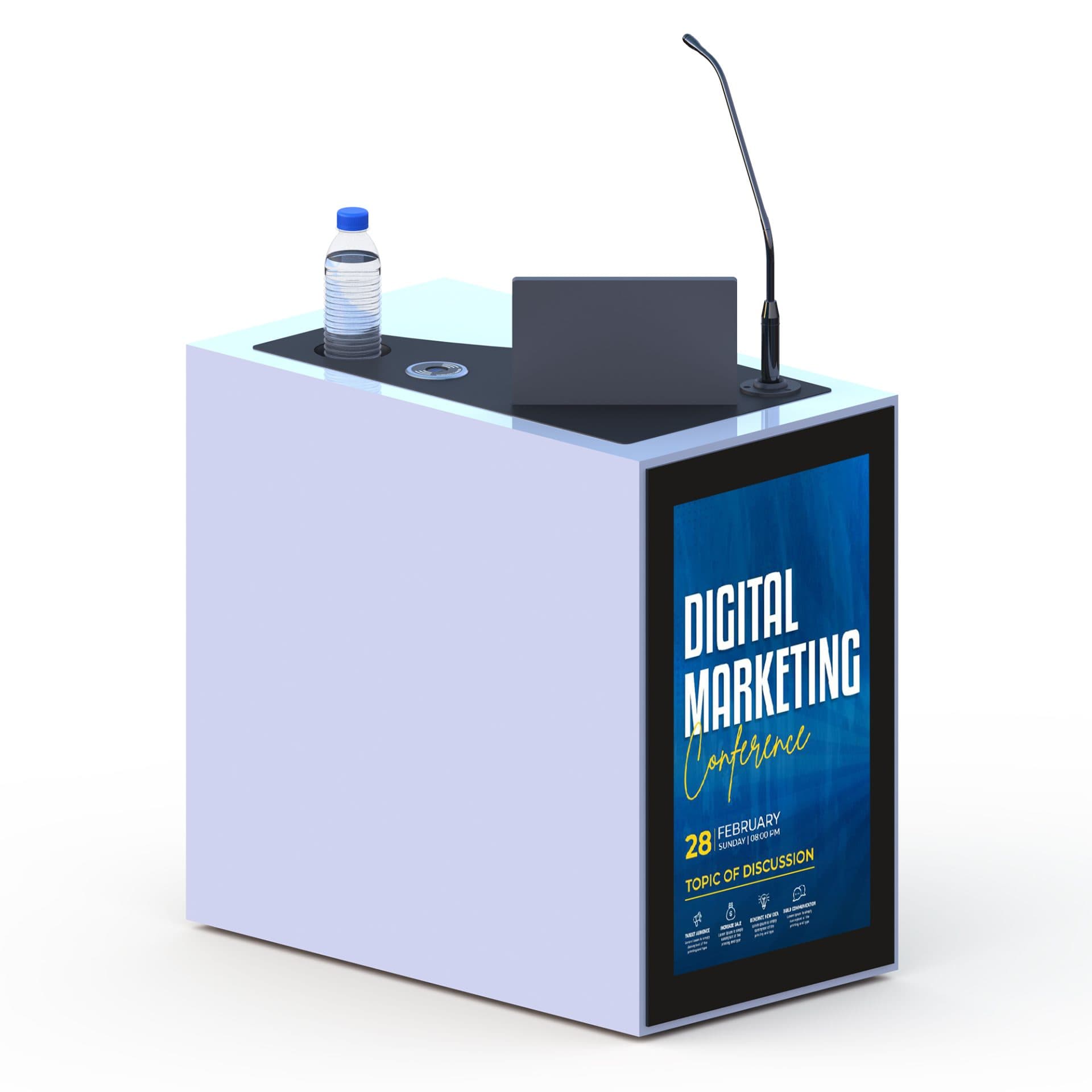 Stage-X DS24T, Digital Panel Discussion Stand - 2