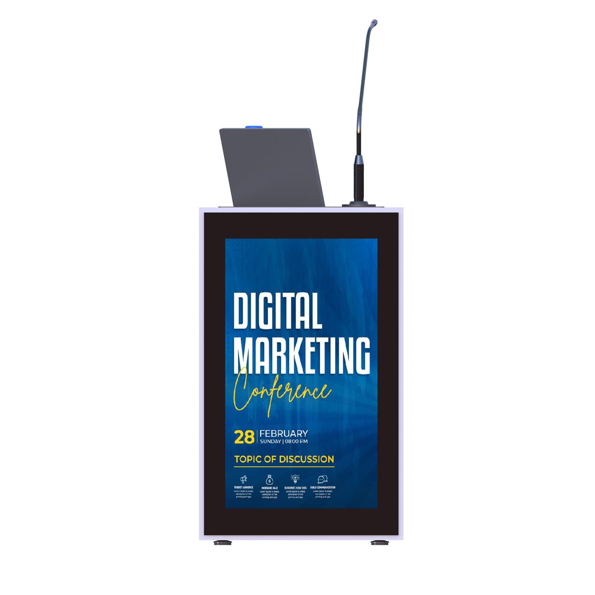 Stage-X DS24T, Digital Panel Discussion Stand - 3