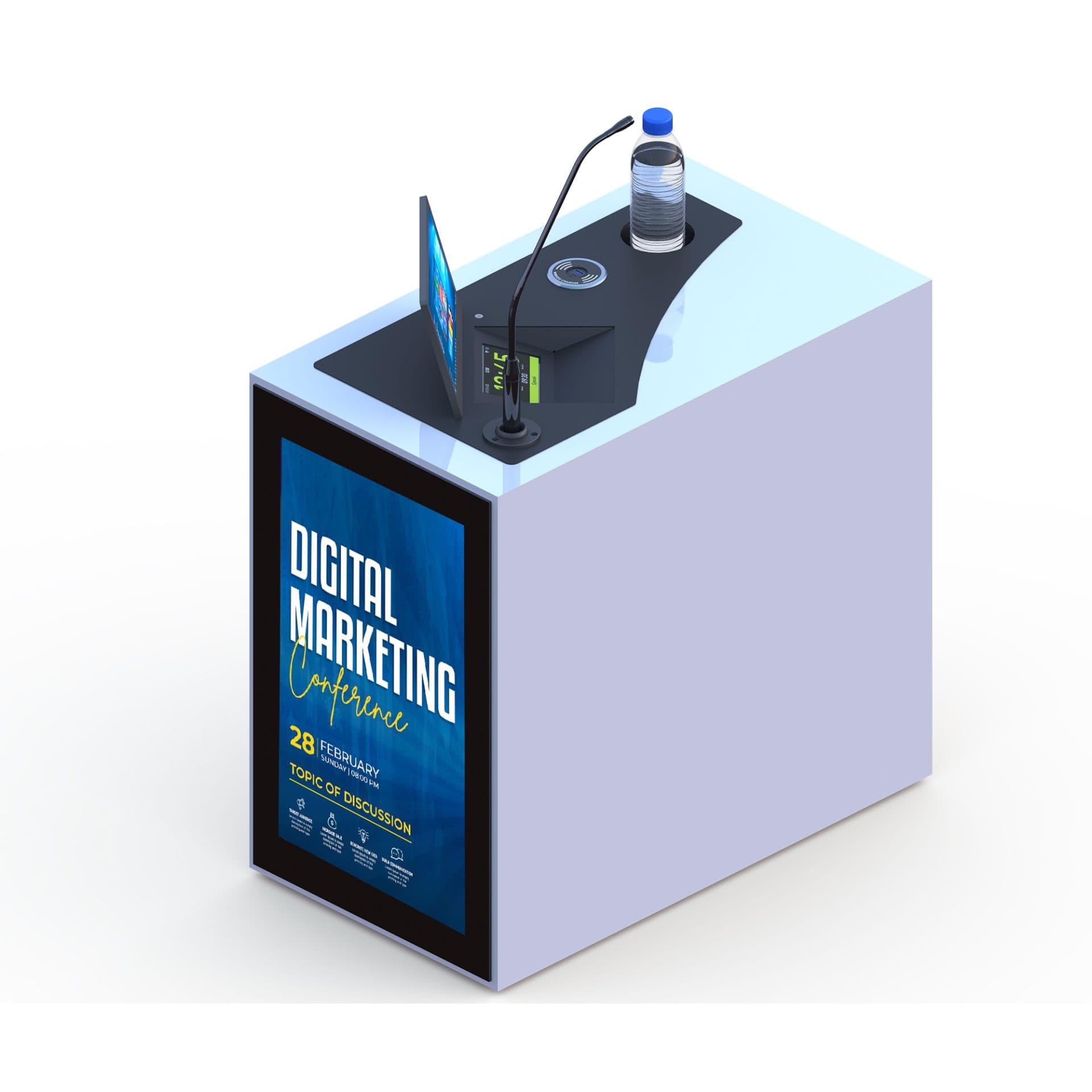 Stage-X DS24T, Digital Panel Discussion Stand - 7