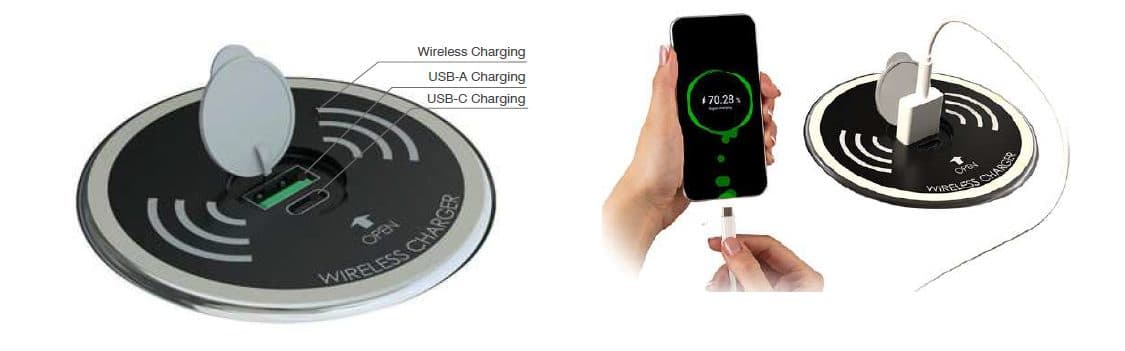 Stage-X DS24T - Kablosuz Mobil Telefon Şarjı